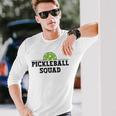 Pickleball Squad Pickle Ball Lovers Team Pickleball Long Sleeve T-Shirt Gifts for Him