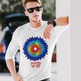 Power Of Om Colorful Tie Dye Yoga Gym Peace Long Sleeve T-Shirt Gifts for Him
