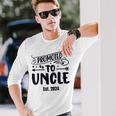 Promoted To Uncle 2024 Soon To Be Uncle Mens Long Sleeve T-Shirt Gifts for Him