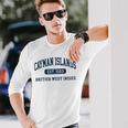 Retro Grand Cayman Islands 1503 Vintage Vacation Souvenir Long Sleeve T-Shirt Gifts for Him