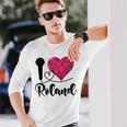 Roland I Love Roland I Love Roland Langarmshirts Geschenke für Ihn