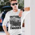 Shutterbug With Swagger Fotograf Lustige Fotografie Langarmshirts Geschenke für Ihn