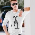 Silhouette Penguins For Penguin Lover Penguin Long Sleeve T-Shirt Gifts for Him