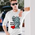 Statue Of Liberty I Love New York Long Sleeve T-Shirt Gifts for Him