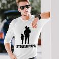 Stolzer Papa Sohn Und Tochterater Papi Langarmshirts Geschenke für Ihn