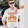 Support Day Drinking Summer Beach Vacation Long Sleeve T-Shirt Gifts for Him