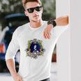 T-shirt à manches longues Blanc Design Coloré Bande Dessinée Cadeaux pour lui