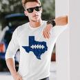 Texas Laces Dallas Football Fan Long Sleeve T-Shirt Gifts for Him