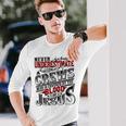 Underestimate Crews Family Name Long Sleeve T-Shirt Gifts for Him