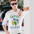 Urpils Ultras Stadion Bier Saarland Langarmshirts Geschenke für Ihn