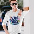 Vbs Crew 2024 Scuba Diving Underwater Vacation Bible School Long Sleeve T-Shirt Gifts for Him