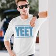Vintage Retro Jey Uso Yeet Yeet Ww Quotes Long Sleeve T-Shirt Gifts for Him