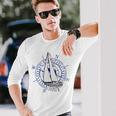 Yacht Fan Navy Compass Long Sleeve T-Shirt Gifts for Him