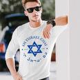 Am Yisrael Chai 1948 Hebrew Israel Jewish Star Of David Idf Long Sleeve T-Shirt Gifts for Him