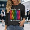 100 Days Of School And Still Loving It Hearts Cute 100Th Day Long Sleeve T-Shirt Gifts for Her