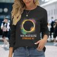 2024 Solar Eclipse Syracuse Ny Usa Totality April 8 2024 Long Sleeve T-Shirt Gifts for Her