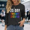 2S Day Twosday 02-22-2022 Happy Twosday Long Sleeve T-Shirt Gifts for Her