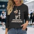 33 Geburtstag Herren Damen 1991 Original Awesome Teddybär Langarmshirts Geschenke für Sie