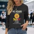 40 Years 1984 2024 Dragon Ball Daima Akira Toriyama Long Sleeve T-Shirt Gifts for Her