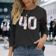 40Th Birthday1984 Baseball 40 Years Old Long Sleeve T-Shirt Gifts for Her