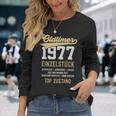 46 Jahre Oldtimer 1977Intage 46Th Birthday Langarmshirts Geschenke für Sie