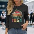 70 Year Old Vintage March 1954 70Th Birthday Women Long Sleeve T-Shirt Gifts for Her