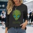 Alien Ufo Fun Langarmshirts Geschenke für Sie