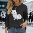 Arctic Fox Artic Animals Cute Artic Fox Lover Pajamas Long Sleeve T-Shirt Gifts for Her