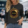 Arkansas Total Solar Eclipse 2024 Totality April 8Th 2024 Long Sleeve T-Shirt Gifts for Her