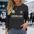 Aserbaijan Sports Football Flag Football Te- Langarmshirts Geschenke für Sie