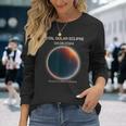 Astronomy Once In A Lifetime Eclipse Minimalistic Solar Ecli Long Sleeve T-Shirt Gifts for Her