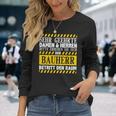 Bauherr Betritt Den Raum Richtfest Hausbau Langarmshirts Geschenke für Sie