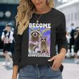 Become Ungovernable Raccoon Internet Culture Long Sleeve T-Shirt Gifts for Her