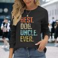 Best Dog Uncle Ever Vintage Dog Lover Long Sleeve T-Shirt Gifts for Her