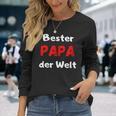 Bester Papa Der Welt Geburtstag Geschenk Familie Langarmshirts Geschenke für Sie