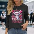 My Bichon Frise Is My Valentine Dogs Lovers Bichon Long Sleeve T-Shirt Gifts for Her