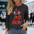Birthday Boy Skibidi Toilet Speakerman V1 Son Tvman Long Sleeve T-Shirt Gifts for Her