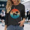 Black Cat 70S 1970S Retro Theme Party Style Vintage Costume Long Sleeve T-Shirt Gifts for Her
