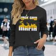 Black Gold Mafia Roughneck Oil FieldLong Sleeve T-Shirt Gifts for Her
