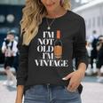 Botella Deino Clásica Divertida Con Texto I Not Old I'mintage Camiseta de manga larga Regalos para ella