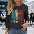 Brooklyn Bridge Vintage Ny Nyc Pride New York City Long Sleeve T-Shirt Gifts for Her