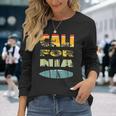 California Surfing Vintage Retro Surf Summer Surfer Long Sleeve T-Shirt Gifts for Her