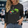 Camaleón Divertido Lagarto Reptiles Divertidos Camiseta de manga larga Regalos para ella