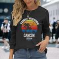 Cancun 2024 Family Vacation Trip Matching Group Long Sleeve T-Shirt Gifts for Her