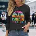Cancun Mexico 2024 Vacation Beach Matching Family Group Long Sleeve T-Shirt Gifts for Her