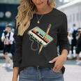 Cassette Fiesta Des Los 80 90 Retro Disfraz Camiseta de manga larga Regalos para ella