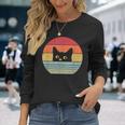 Cat Vintage Retro Vintage Langarmshirts Geschenke für Sie