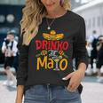 Cinco De Mayo Drinko De Mayo Mexican Fiesta Drinking Outfit Long Sleeve T-Shirt Gifts for Her