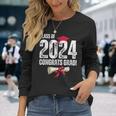 Class Of 2024 Congrats Grad Graduate Congratulations Long Sleeve T-Shirt Gifts for Her