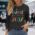 Class Of 2037 Pre K Graduate Preschool Graduation Long Sleeve T-Shirt Gifts for Her